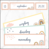 Kalender - thema regenbogen