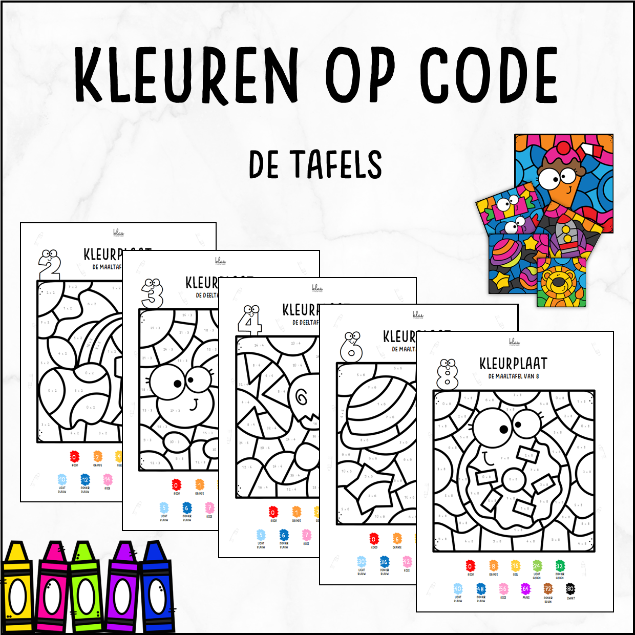 surfen Verval draadloos Kleuren op code - tafels ·