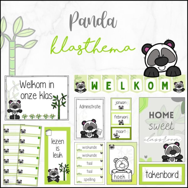 Klasthema panda