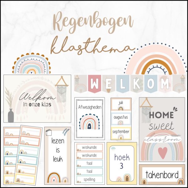 Klasthema regenbogen