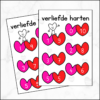 Poster verliefde harten tot 10