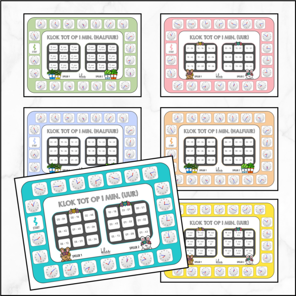 Klokbingo - tot op 1 minuut