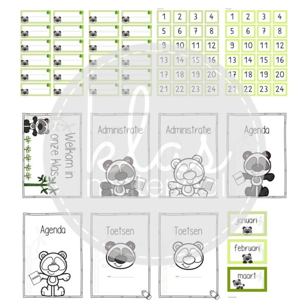 Klasthema panda - Afbeelding 2