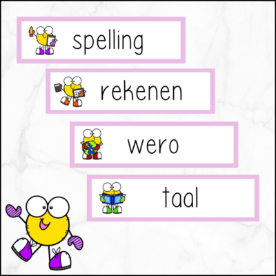 Dagritmekaarten - smiley