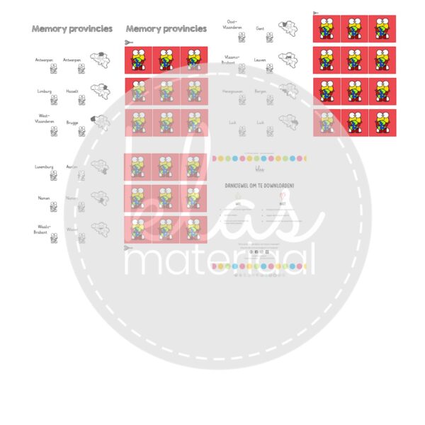 Memory provincies - Afbeelding 2