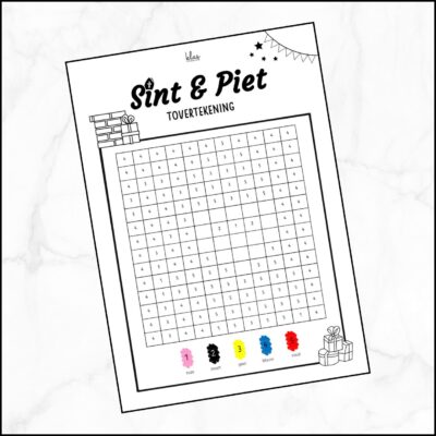Kleuren op code Sinterklaas