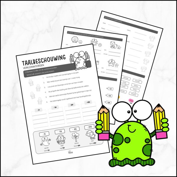 Werkblad verkleinwoorden