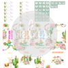 Klasthema watercolor lama & cactus - Afbeelding 4