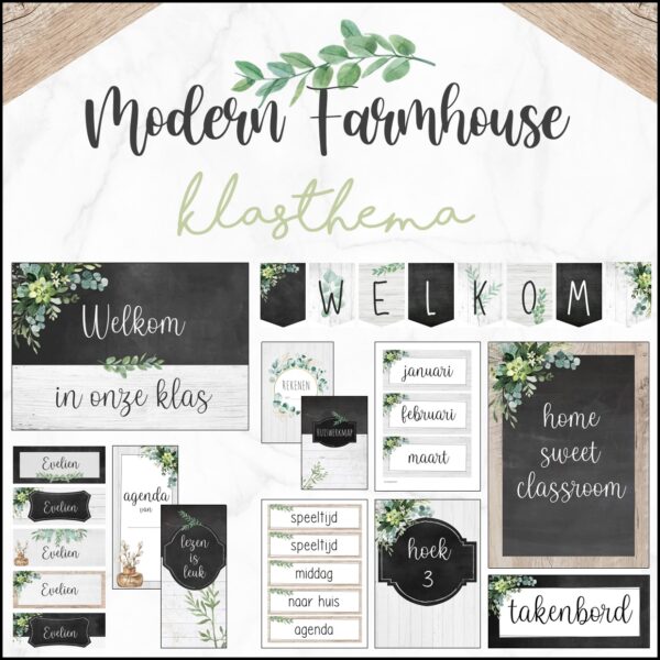 Klasthema modern farmhouse