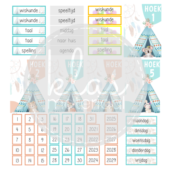 Klasthema boho animals - Afbeelding 4