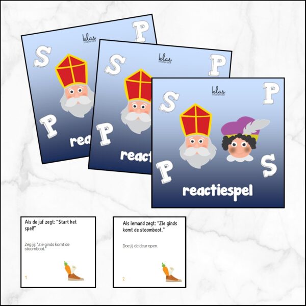 Reactiespel Sint