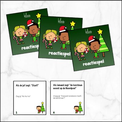 Reactiespel Kerst 2