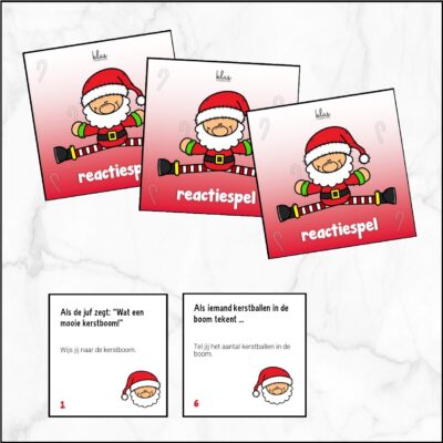 Reactiespel Kerst