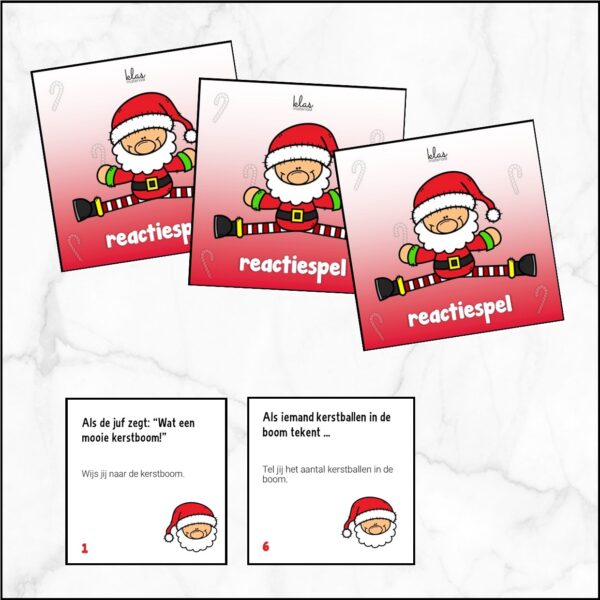 Reactiespel Kerst