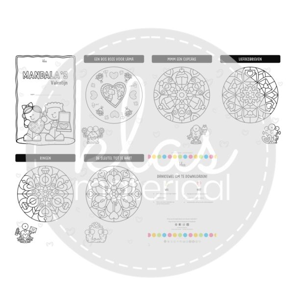 Mandala's valentijn - Afbeelding 2