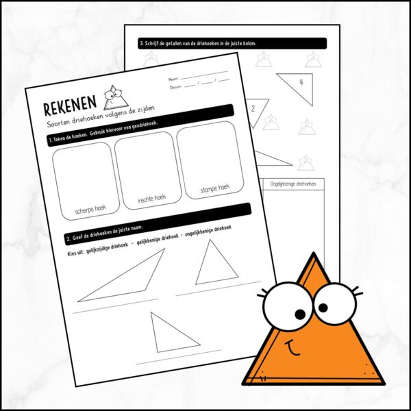 Werkblad driehoeken