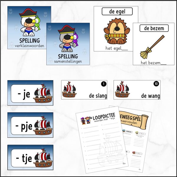 Bewegend leren - spelling