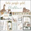 Klasthema boho jungle gold