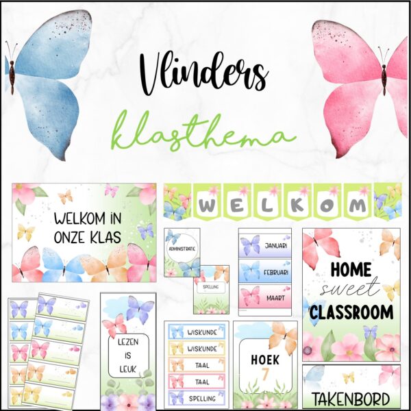 Klasthema vlinders