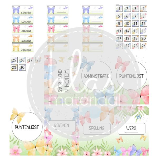 Klasthema vlinders - Afbeelding 2