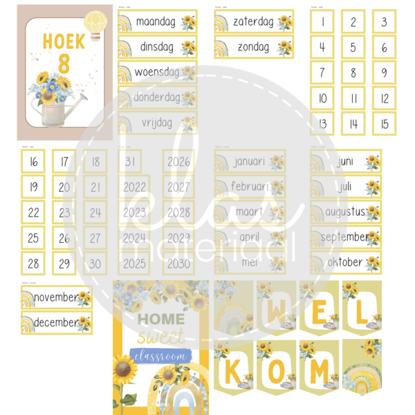 Klasthema zonnebloemen - Afbeelding 2