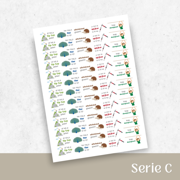 Eén stickervel - Afbeelding 10
