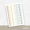 Eén stickervel - Afbeelding 11