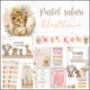 Klasthema pastel safari