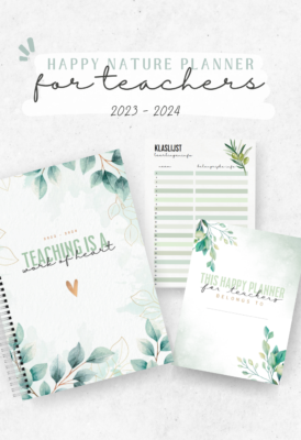 Happy Planner for teachers – Nature