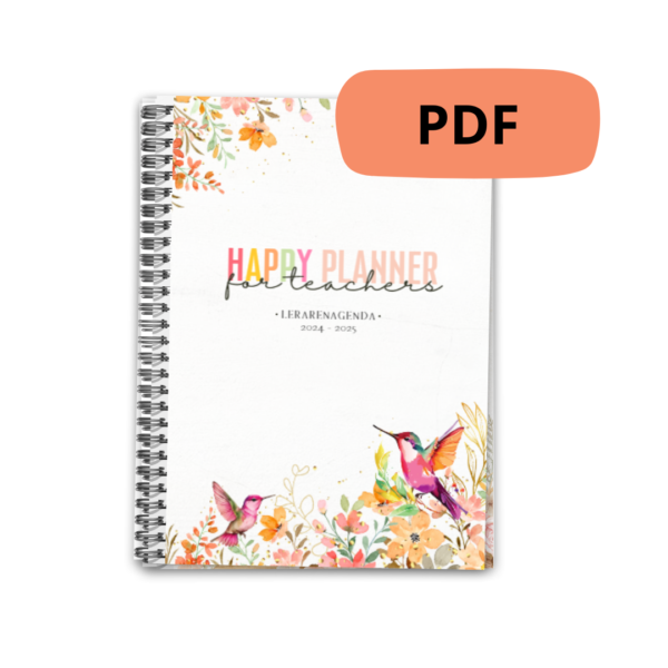 PDF Happy Planner 2024-2025 Colorful Birds