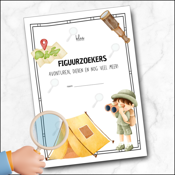 Bundel figuurzoekers met correctie