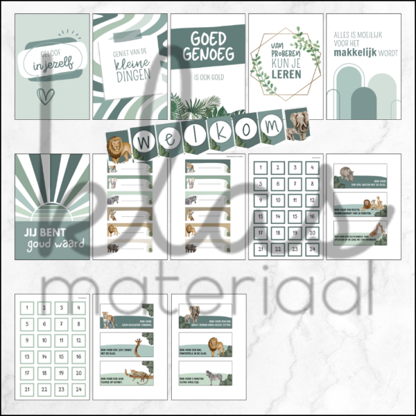 Klasthema wild safari - Afbeelding 5