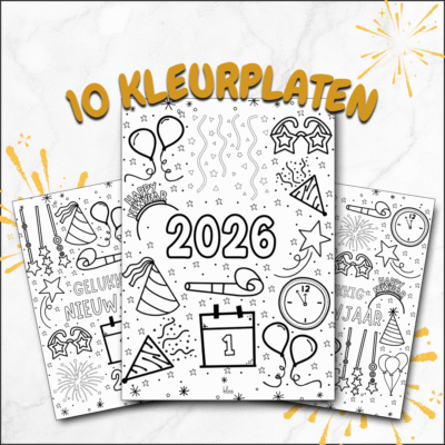 Kleurplaten Nieuwjaar 2026