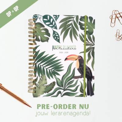 Lerarenagenda Happy Planner Nature Vibes 2025-2026