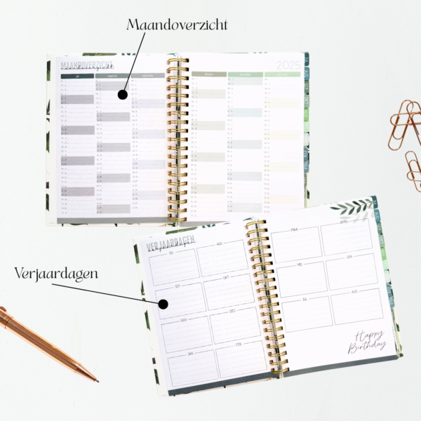 Lerarenagenda Happy Planner Nature Vibes 2025-2026 - Afbeelding 4