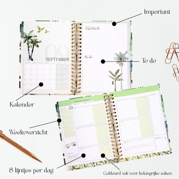 Lerarenagenda Happy Planner Nature Vibes 2025-2026 - Afbeelding 7