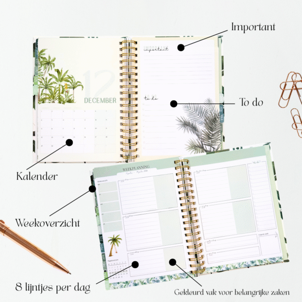 Lerarenagenda Happy Planner Nature Vibes 2025-2026 - Afbeelding 8