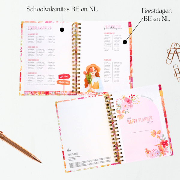 Lerarenagenda Happy Planner Colorful Vibes 2025-2026 - Afbeelding 5