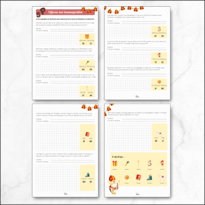 Werkbundel cijferen met kommagetallen