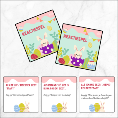 Reactiespel Pasen