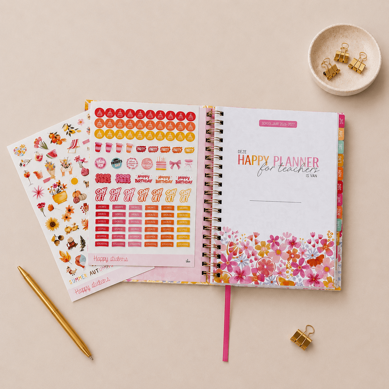 Deluxe pakket 2026-2027 colorful vibes - Afbeelding 12