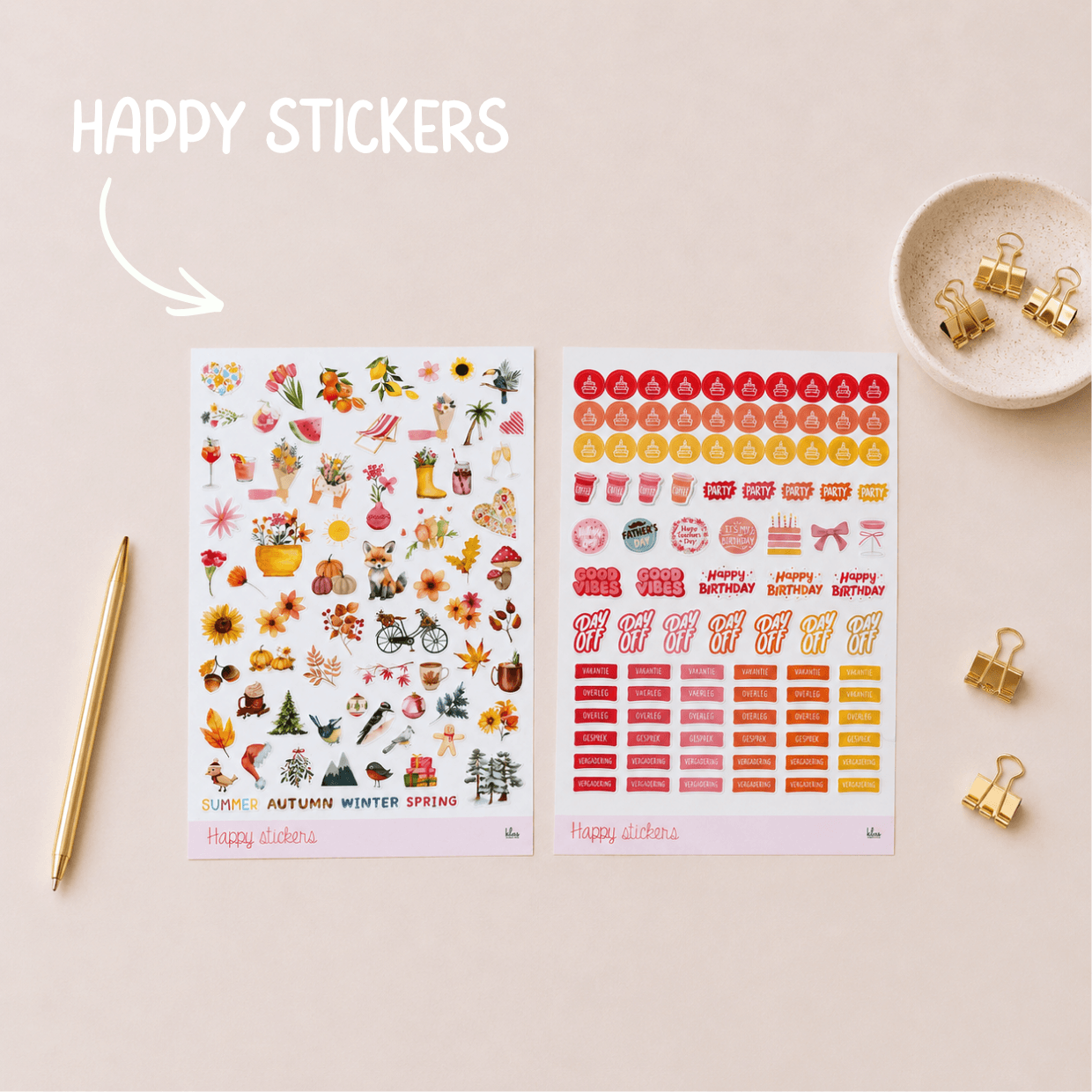 Deluxe pakket 2026-2027 colorful vibes - Afbeelding 7
