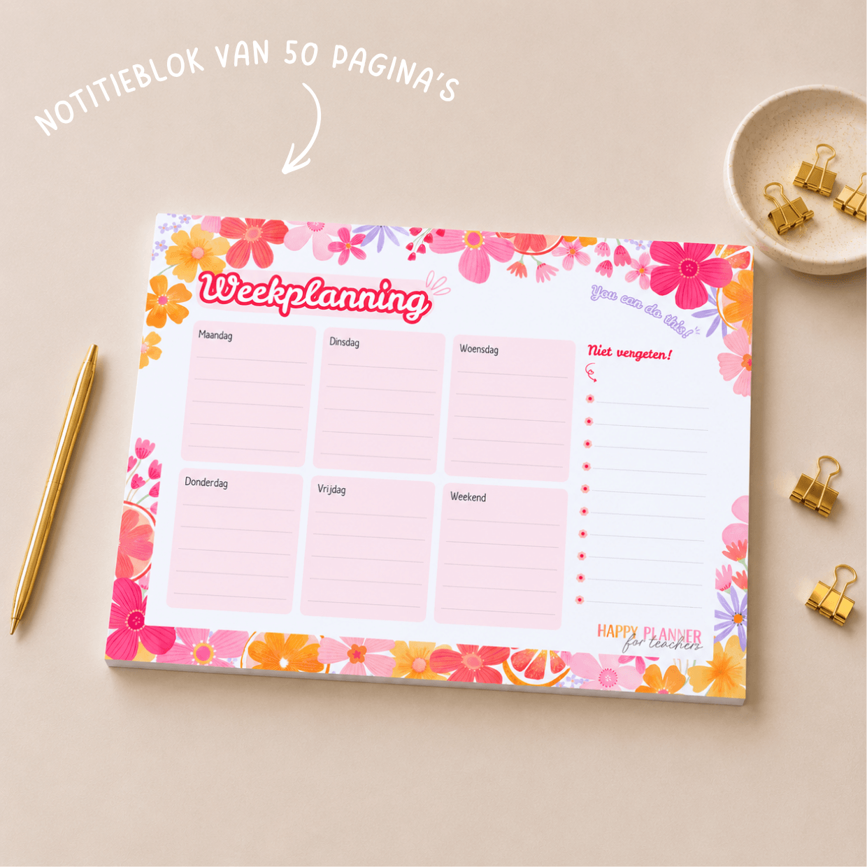 Deluxe pakket 2026-2027 colorful vibes - Afbeelding 5