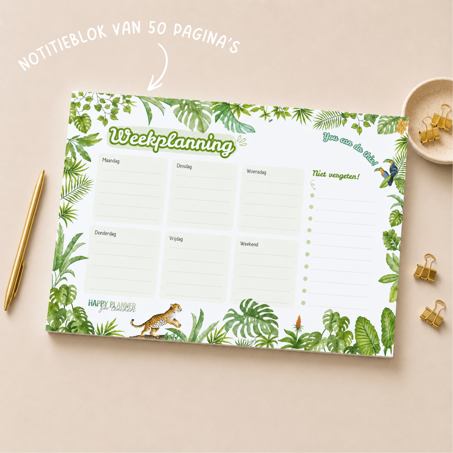 Deluxe pakket 2026-2027 nature vibes - Afbeelding 6