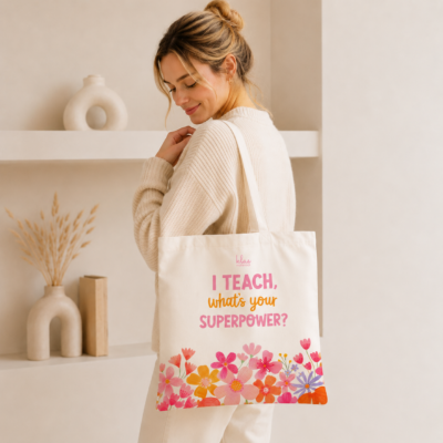 Happy Colorful Tote Bag